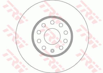 Диск тормозной передний TRW DF4295
