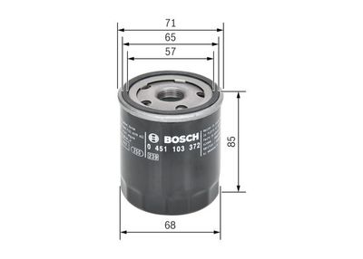 Фильтр масляный BOSCH 0451103372