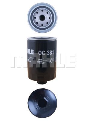Фильтр масляный MAHLE OC381