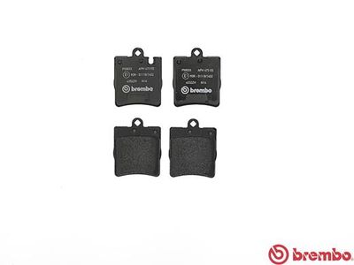 Колодки тормозные дисковые задние BREMBO P50033