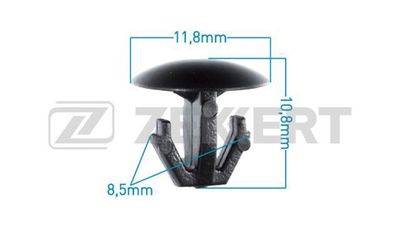 Клипса крепежная Zekkert BE2543