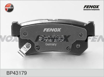 Колодки тормозные дисковые FENOX BP43179