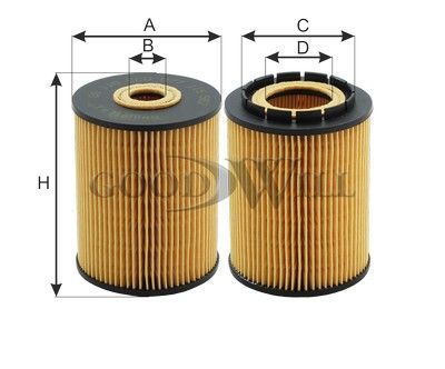 Фильтр масляный PMC PBX003T