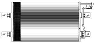 Радиатор кондиционера LUZAR LRAC1509