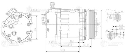 Компрессор кондиционера LUZAR LCAC1896