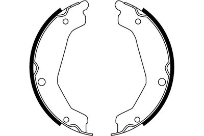 Колодки тормозные барабанные TRW GS8763