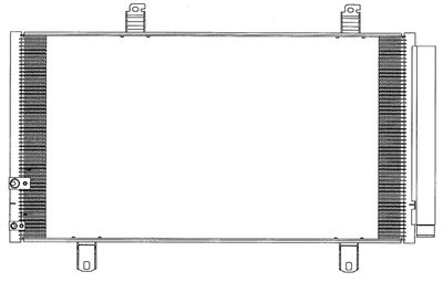 Радиатор кондиционера SAKURA 54619827