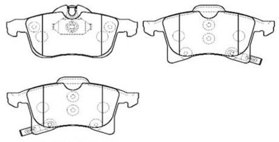 Колодки тормозные дисковые HSB HP9653