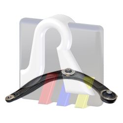 Рычаг подвески передний нижний левый RTS 96007602