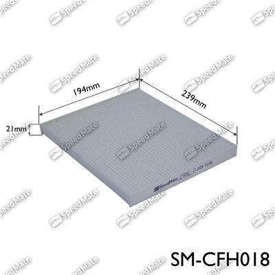 Фильтр салона SPEEDMATE SMCFH018