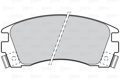 Колодки тормозные передние VALEO 302070