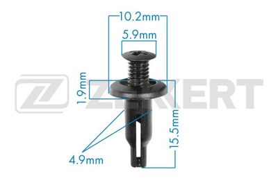 Клипса крепежная LEX WW11705