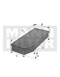 Фильтр воздушный MANN-FILTER C28037