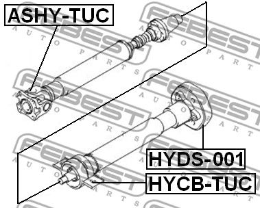 Крестовина карданного вала Hyundai/Kia 495982E000