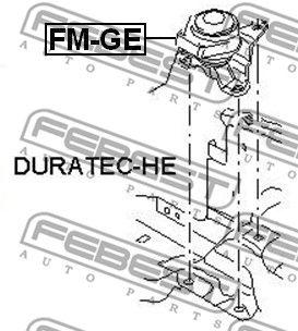 Опора двигателя FEBEST FMGE