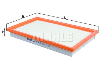 Фильтр воздушный MAHLE LX31961