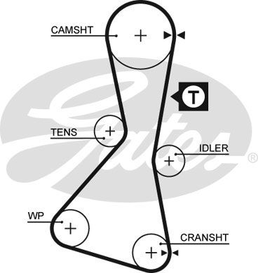 Ремень ГРМ GATES 5060XS
