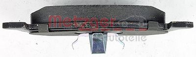 Колодки дискового тормоза с накладками в сборе Metzger 1170144