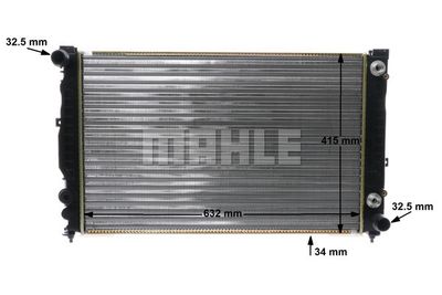 Радиатор системы охлаждения MAHLE CR648000S