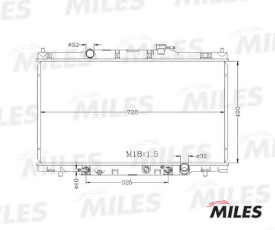 Радиатор Miles ACRB211