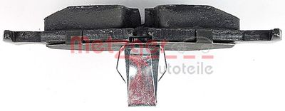 Колодки дискового тормоза с накладками в сборе Metzger 1170120