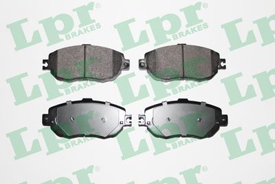 Колодки тормозные передние LPR 05P703