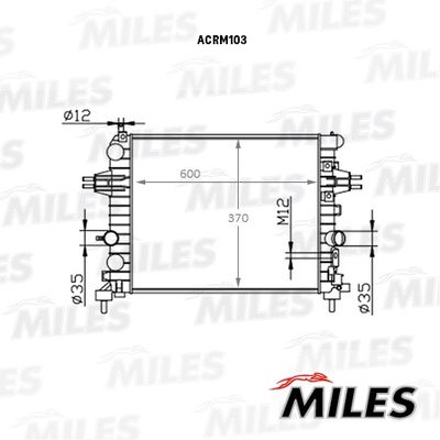 Радиатор Miles ACRM103