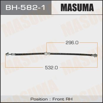 Шланг тормозной передний правый Masuma BH5821