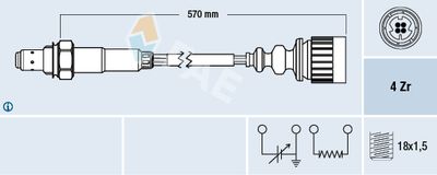 Лямбда-зонд FAE 77173