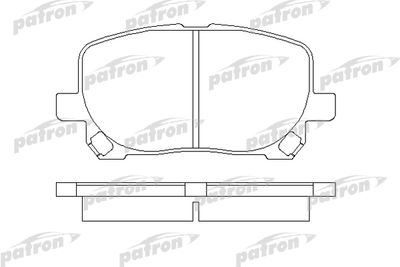 Колодки тормозные дисковые передние PATRON PBP1529