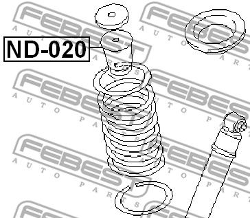 Отбойник амортизатора заднего FEBEST ND020