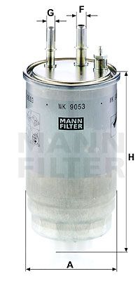 Фильтр топливный MANN-FILTER WK9053Z