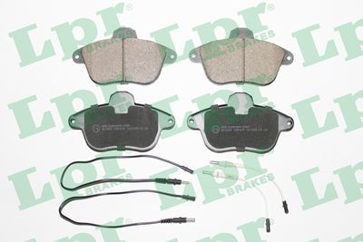 Колодки тормозные передние LPR 05P478
