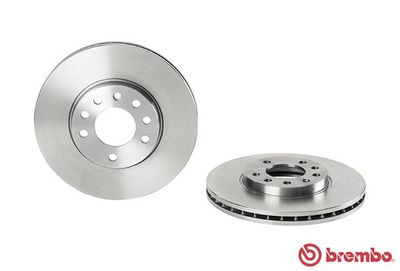 Диск тормозной передний вентилируемый BREMBO 09762910