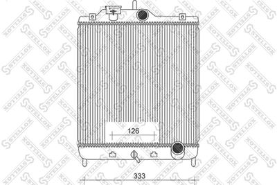 Радиатор STELLOX 1025089SX