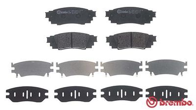 Колодки тормозные дисковые задние BREMBO P83160