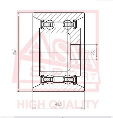 Ролик ASVA TYBP009