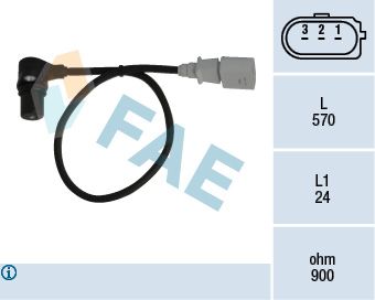 Датчик положения коленвала FAE 79056