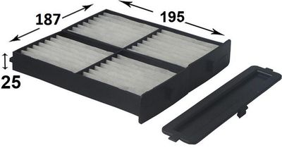 Фильтр салона JS ASAKASHI AC301J