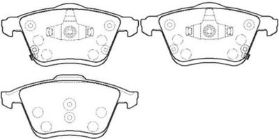 Колодки тормозные дисковые HSB HP8226