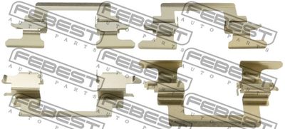Комплект монтажный дисковых колодок FEBEST 0403CS1AF