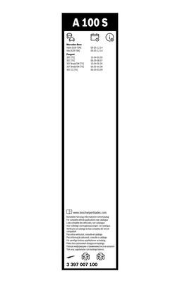 Щетка стеклоочистителя BOSCH 3397007100