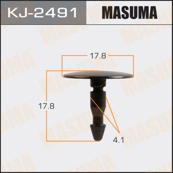 Клипса крепежная Masuma KJ2491