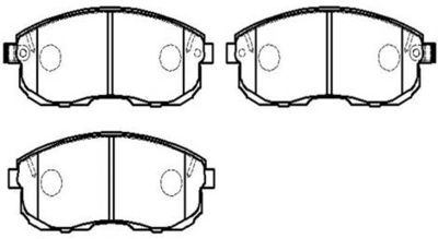 Колодки тормозные дисковые HSB HP8340