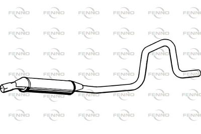 Глушитель задняя часть POLMOSTROW 3028