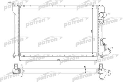 Радиатор системы охлаждения PATRON PRS3031