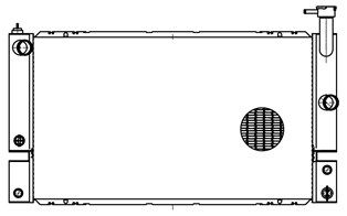 Радиатор LUZAR LRC1957