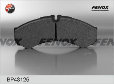 Колодки тормозные передние FENOX BP43126
