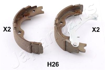 Колодки тормозные барабанные JAPANPARTS GFH26AF