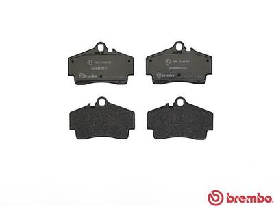 Колодки тормозные задние BREMBO P65008